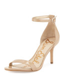 Patti Patent Naked Sandal, Nude