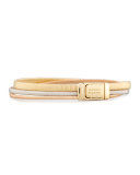 Masai Three-Row 18K Yellow, Rose & White Gold Bracelet