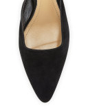 Coco Suede 40mm Mule, Black