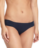 Ruched-Side Swim Bottom