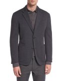 Wool Blazer, Gray