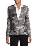 Floral Metallic Jacket 