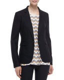 Long-Sleeve Wool Club Jacket