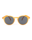 Shape #D Round Sunglasses, Yellow
