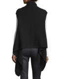 Ena B Ribbed-Knit Vest