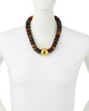 Tiger's Eye Statement Necklace