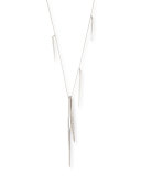 Miss Havisham Kinetic Golden Spear Necklace with Crystals