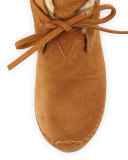 Zahara Suede Moc Bootie, Chestnut