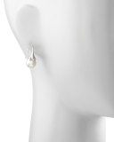 White South Sea Pearl Drop Earrings