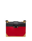 Cahier Notebook Shoulder Bag, Red/Black (Fuoco/Nero)