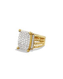 Wheaton Ring with Diamonds in Gold