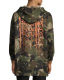 You See Nothing Camo-Print Parka, Multicolor