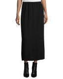 Silk Georgette Long Skirt 