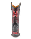 University of Nebraska Tall Gameday Boots, Black