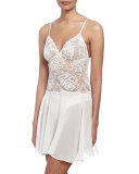 Love Magicienne Lace Nightie, Dentelle Nacre