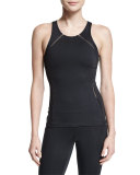 Studio Mesh-Panel Athletic Tank Top