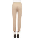 Manuela Stretch-Cotton Pants, Camel