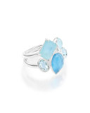 925 Rock Candy Multi-Stone Ring in Blue Star, Size 7