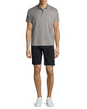 Straight-Leg Chino Shorts, Blue