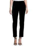 Alanis High-Sheen Cropped Pants