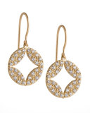 Aladdin 18k Pave Diamond Earrings