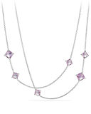 Long Châtelaine Station Necklace, 36"