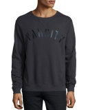 Varcity Graphic Sweatshirt, Black