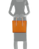 Paloma Medium Spike Leather Tote Bag, Brown