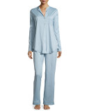 Cotton Deluxe Pajama Set, Tourmaline