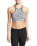 Colorblock Cycling Pants, Black/Cobalt/Chalk