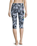 Venice Printed Sport Capri Leggings