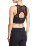 Dot Over You Sports Bra, Black