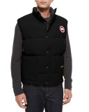 Freestyle Down Puffer Vest, Black