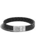 Classic Chain Men's Leather Bracelet