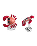 Enamel Crab Cuff Links