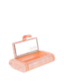 Lara Backlit Acrylic Clutch Bag, Pink