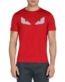Crystal Monster Eyes Short-Sleeve Tee, Red