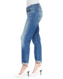 Josefina Slim Boyfriend Jeans, Bright Light Broken Twill