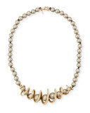 Beaded Coil-Strand Necklace