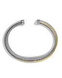 Crossover Cuff with Gold