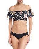 Hopewell Off-the-Shoulder Ruffle Swim Top