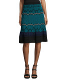Frequency Zigzag Skirt