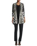 3/4-Sleeve Animal Instinct Cardigan 