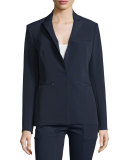 Bi-Stretch Scuba Jacket, Navy