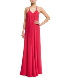 Halter Sleeveless Slip Gown