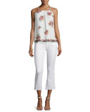 Gris Floral-Printed Sleeveless Top