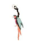 Tropical Dream Parrot Luggage Charm, Multi
