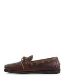 Yarmouth Leather Boat Shoe, Brown