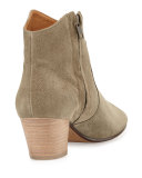 Dicker Suede Western Bootie, Taupe