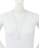 Petite Sterling Silver Initial "H" Locket Necklace